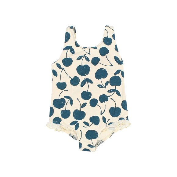 NWT Buho Baby Cherry One Piece Swimsuit, Size 12M